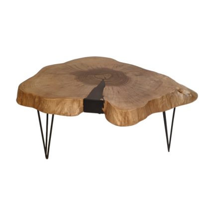 Masa cafea nuc 80×63 h42 cm