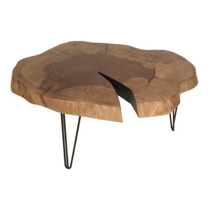 Masa cafea nuc 85×58 h42cm
